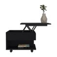 thumbnail image 3 of Coffee Table, Lift Top Coffee Tables with Hidden Storage Compartment and a Shelf, Center Table for Living Room, Reception Room, Black, 3 of 7