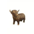 thumbnail image 2 of Home Garden Cow Resin Ornament Exquisite Shape Compact Size Multi Use Decor for Home Dining Table Foyer Living Room Garden Terrace Car Office Gifting Christmas Mother's Day Holiday Decors, 2 of 3