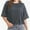 Deep green, variant on Women's Oversized Workout Cropped T Shirts Crew Neck Short Sleeve Casual Loose Summer Crop Tee Tops