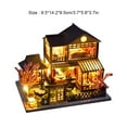 thumbnail image 3 of kurtrusly Wood Innovative DIY Miniature Dolls House Kit With Furniture And LED Light Integrated Component TC14 1Set, 3 of 6