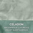thumbnail image 5 of FurHaven Pet Products Waterproof Velvet Throw Blanket - Celadon Green, Large, 5 of 12