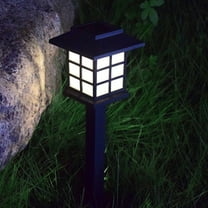 2Pack Solar Lights Outdoor - Mini LED Garden Lights with 10H Lighting - Waterproof IP65 Solar Pathway Lights for Yard, Patio & Walkway