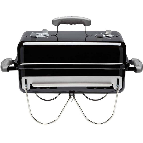 Weber Go-Anywhere 21 Inch Lightweight Charcoal Grill, Black