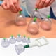 thumbnail image 1 of 1 Sets 6 Cups Hijama Cupping Set With Pump Vacuum Suction Cups For Body Cellulite Cupping Massage Back Pain Relief, 1 of 5