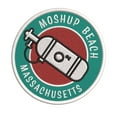 thumbnail image 1 of Moshup Beach, Massachusetts Scuba Flag O2 Tank 3.5 Inch Iron Or Sew On Embroidered Fabric Badge Patch Ocean Beach, Salt Life Iconic Series, 1 of 2