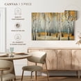 thumbnail image 5 of Elephant Stock Golden September Birch Wall Art - Horizontal Multi Panel Canvas - Living Room Wall Decor - Nature Multi Panel - Orange And White Decor By Michael Marcon - 45" x 28", 5 of 8