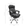 thumbnail image 3 of Silla Gamer Top Living Ergonómica Reclinable con Descansapies Negra Top Living PEACE, 3 of 7