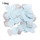 thumbnail image 2 of Bearachild Confeti de corazones de amor, accesorios para manualidades, suministros de adorno de boda pequeños, papel de relleno de globos, Kits de decoración para fiestas Azul claro, 2 of 5