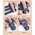 thumbnail image 5 of Finger Splint [6 PCS] 2023 Upgraded 3 Straps Trigger Finger Brace Support for Arthritis Broken Finger Protection Pain Relief Straighten, 5 of 5