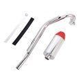 thumbnail image 3 of Exhaust Pipe, Dirt Bike 28mm Muffler Fit Dirt Bike ATV Pipe Muffler Bike Pipe Muffler Quad 110cc 125cc, 3 of 6