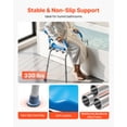 thumbnail image 6 of VEVOR Sliding Shower Chair, 330 lbs Tub Transfer Bench for Bathtub with Swivel Seat, Padded Shower Bench with Pivoting Arms and Backrest, Height Adjustable for Handicap, Seniors, Elderly and Disabled, 6 of 9
