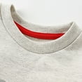 thumbnail image 5 of Rovga Boys Sweatshirts And Hoodie Autumn And New Small Children Little Second Round Neck Long Sleeve Children'S Top Warmth Fall Winter Clothes 2024 Grey 3-4 Years, 5 of 6