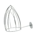 thumbnail image 3 of Soporte de almacenamiento de tapa de sombrero de alambre de metal, soporte de tapa de béisbol, montado en la pared, adorno instalar fácilmente soporte plata, 3 of 8