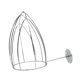 thumbnail image 3 of Soporte de alambre de metal para sombreros, montaje en pared, instalación conveniente, gorra de béisbol creativa plata, 3 of 9