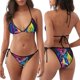 thumbnail image 3 of Disketp Neon Pop Art Pitbull para Bañador de Dos Piezas para Mujer, Bikini Sexy Halter String, Conjunto de Bikini en Triángulo, 3 of 6