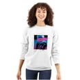 thumbnail image 3 of Vaporwave Aesthetic NASA Astronaut Sweatshirt for Men or Women Brisco Brands M, 3 of 6