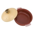 thumbnail image 3 of Stock Pot with Lid Non Stick Stew Soup Pot Casserole Cooking Pot with Heat Resistant Handle Super Easy to Clean Cookware, 3 of 5