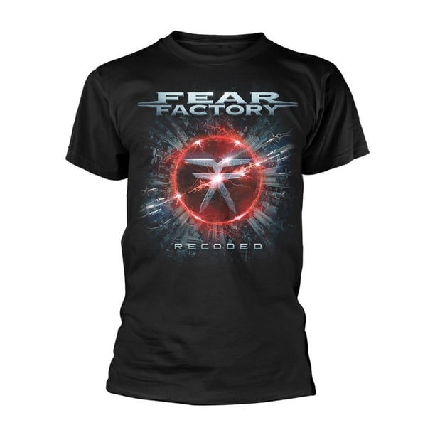 Fear Factory - Camiseta Recoded para Adultos Unisex (Negro)