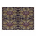 thumbnail image 1 of Purple Mandala Cutting Board, Bohemian Motif Style Design Universe Image, Decorative Tempered Glass Cutting and Serving Board, Small Size, Purple Yellow, by Ambesonne, 1 of 1