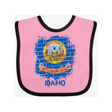

Inktastic Graffiti Idaho State Flag Gift Baby Boy or Baby Girl Bib