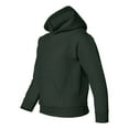 thumbnail image 2 of Heavy Blend Youth Hooded Sweatshirt, S, Forest, 2 of 3