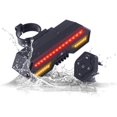 thumbnail image 1 of luz trasera de bicicleta con intermitente inalámbrico - Resistente al agua - Recargable por USB - Control inteligente de luces de advertencia JFHHH pequeña, 1 of 4