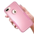 thumbnail image 6 of Feishell for iPhone 7/8/SE 2020/SE 2022 Durable Rugged Case, [Three Layers Protection] [Military Grade Drop Protection] Heavy Duty Shockproof Anti-Scratch Support Wireless Charging Phone Case, Pink, 6 of 7