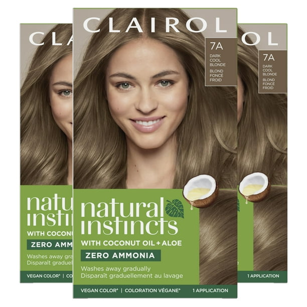 Tinte para el cabello Clairol Natural Instincts Demi-Permanent 7A Dark