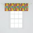 thumbnail image 2 of Ambesonne Cactus Window Valance, House Plants with Thorn, 54" X 18", Multicolor, 2 of 3
