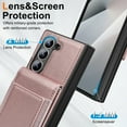 thumbnail image 3 of Decase for Samsung Galaxy Z Fold 7 Case with 2 in 1 Detachable Strong Magnetic Wallet,Built in Tempered Glass Screen Protector,Fashion PU Leather Back Cover,Shockproof Card Slot Stand Cover,Rosegold, 3 of 8