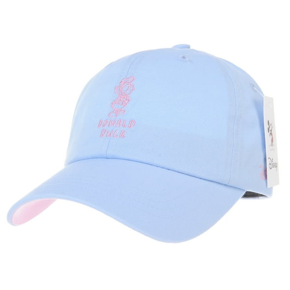WITHMOONS Disney Donald Duck Embroidery Club House Baseball Cap CR1257 (Sky)