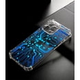 thumbnail image 5 of Circuit Board Clear Case for iPhone 14 Pro Max,Aesthetic Art Design Case for Men Women,Unique Soft Transparent TPU Bumper Case Cover, 5 of 5