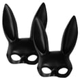 thumbnail image 1 of Disfraz para Fiesta de Conejo BunMask 2 pzas. 35x21x13 cm Plástico PVC Negra Máscara Bunny., 1 of 3
