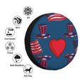 thumbnail image 6 of PUREYAH Usa Hat Memorial Day Rv Spare Tire Cover, Wheel Covers Protectors Universal Fit for Camping Travel Trailer Truck 14 inch, 6 of 6