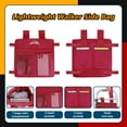 thumbnail image 4 of SupreGear Walker Side Bag, Water-Resistant Pouch, Hand-Free Storage for Folding Walkers, Seniors, Red, 4 of 7