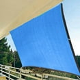 thumbnail image 5 of Blueek Outdoor Sun Shade Sail, UV Blocking Canopy for Pool, Patio & Garden, Breathable HDPE Fabric with Stainless Steel Grommets, 95% Sun Protection​(Blue,6.5x6.5ft), 5 of 7