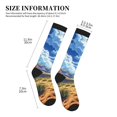 thumbnail image 4 of Sikiie Western Desert Cactus 1 Pairs Compression Socks for Men and Women 15-20 mmHg Running Support Socks, 4 of 7