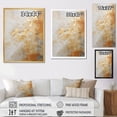 thumbnail image 4 of Designart "Magic Of Gold And White Marble Geode II" Abstract Marble Floater Framed Wall Art Prints, 4 of 5