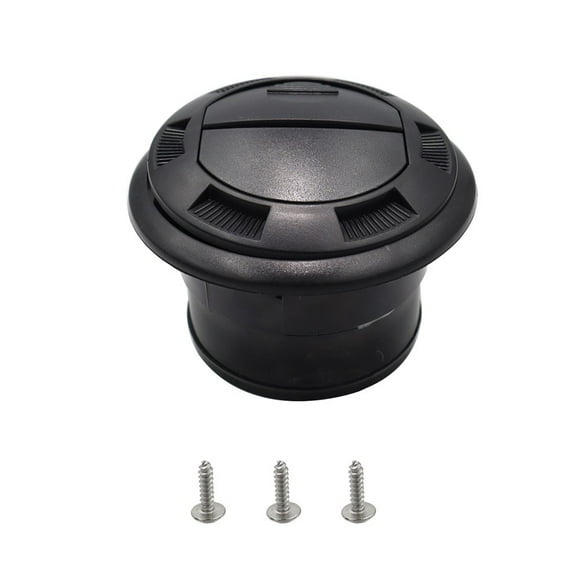 75mm Diesel Heater Duct Hose Pipe Air Vent Outlet Closeable Rotatable Black