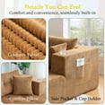 thumbnail image 6 of 106" Cloud Modular Sectional Sofa with L-Shape Chaise, 4-Seat Deep Boneless Couch for Living Room, 6 of 8