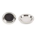 thumbnail image 3 of No Slip Cat Plate Bulk Packs Heavy Weight Stainless Steel Silicon Rubber Bases (5 Dishes), 3 of 6