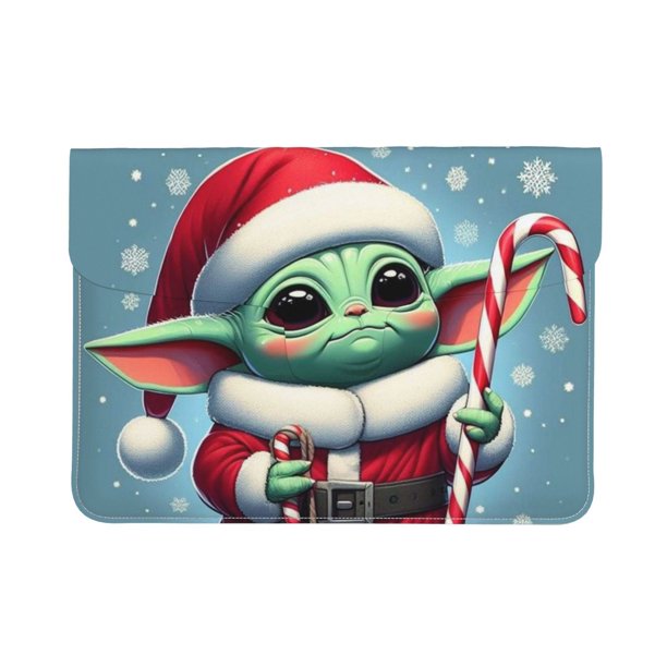 Funda para portátil con diseño de Baby Yoda de Star Wars, compatible con MacBook Air 13 y MacBook Pro 13. Funda de piel suave para MacBook. Se puede usar como alfombrilla de ratón y alfombrilla de