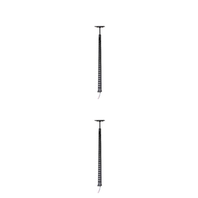 Maoww Lumières de Chemin de Fer Modèle Accessoires de Construction Décorations de Lumière de Rail Réalistes Réverbère en Métal LED Extérieur Vert (Lumière Chaude) Vert (Lumière Chaude) 2ensemble