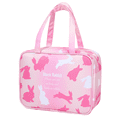 thumbnail image 1 of New casual waterproof portable cosmetic storage bag, 290 twill composite cloth - pink, 1 of 5