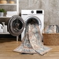 thumbnail image 5 of GLN Rugs Hopa - Indoor, Machine Washable Area Rug 2'6"x9'8" Turkish Brown Home Carpet, All Ages, 5 of 8