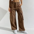 thumbnail image 4 of Durtebeua Wide Leg Jeans For Women Petite High Waist Sports Riding Equestrian Trousers, 4 of 5