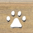 thumbnail image 2 of LR Home Handmade Mango Wood Elevated Double Pet Feeder with Paw and Heart Cutouts , 19" x 9" x 4", Brown, 2 of 11