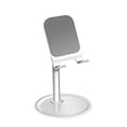 thumbnail image 1 of Soporte para tableta para teléfono celular Soporte universal para teléfono ajustable de múltiples ángulos Soporte de escritorio de aleación de aluminio Inevent DZ7441-02B, 1 of 7