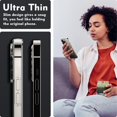 thumbnail image 4 of iPhone 14 Pro Max Case, Ultra [Slim Thin] Scratch Resistant TPU Rubber Soft Silicone Protective Crystal Clear Case Cover for iPhone 14 Pro Max 6.7'' (Clear), 4 of 8