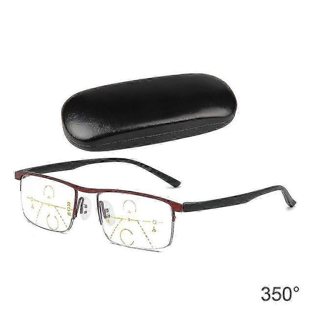 Far/near Dual-use Reading Glasses Multi-focus Auto Zoom Anti Blue-ray Eyeglasses For Women Men 26s